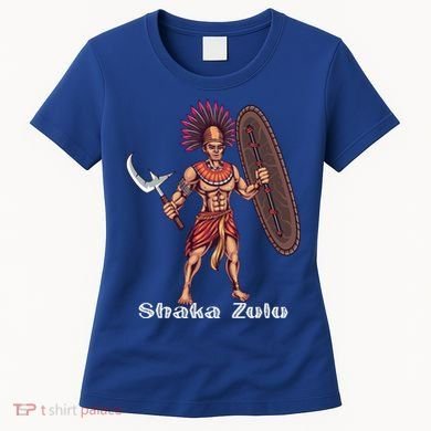 Shaka Zulu African Warrior Leader African King Juneteenth Gift Women's T-Shirt