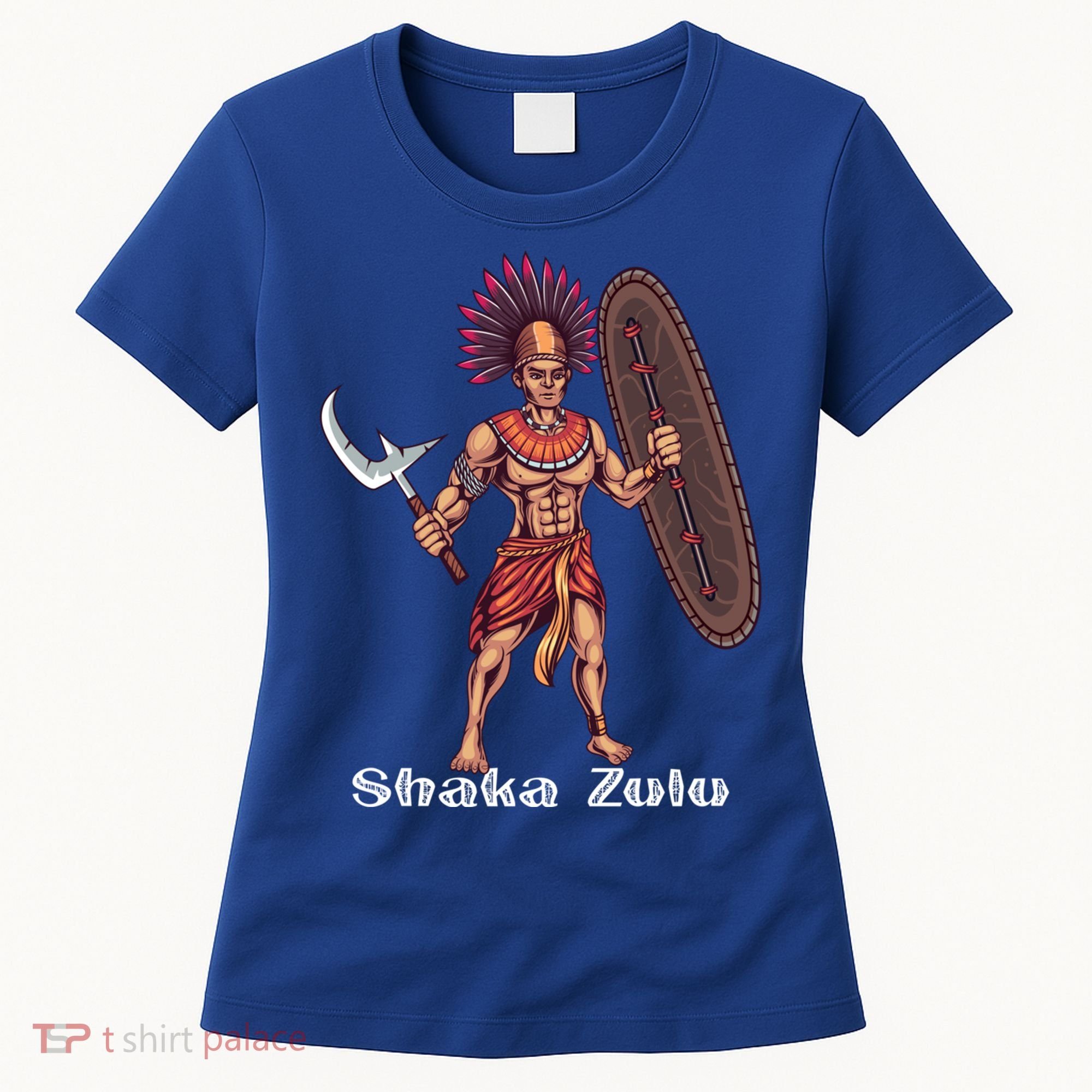 Shaka Zulu African Warrior Leader African King Juneteenth Gift Women's T-Shirt