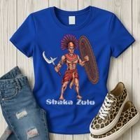 Shaka Zulu African Warrior Leader African King Juneteenth Gift Women's T-Shirt thumb 3