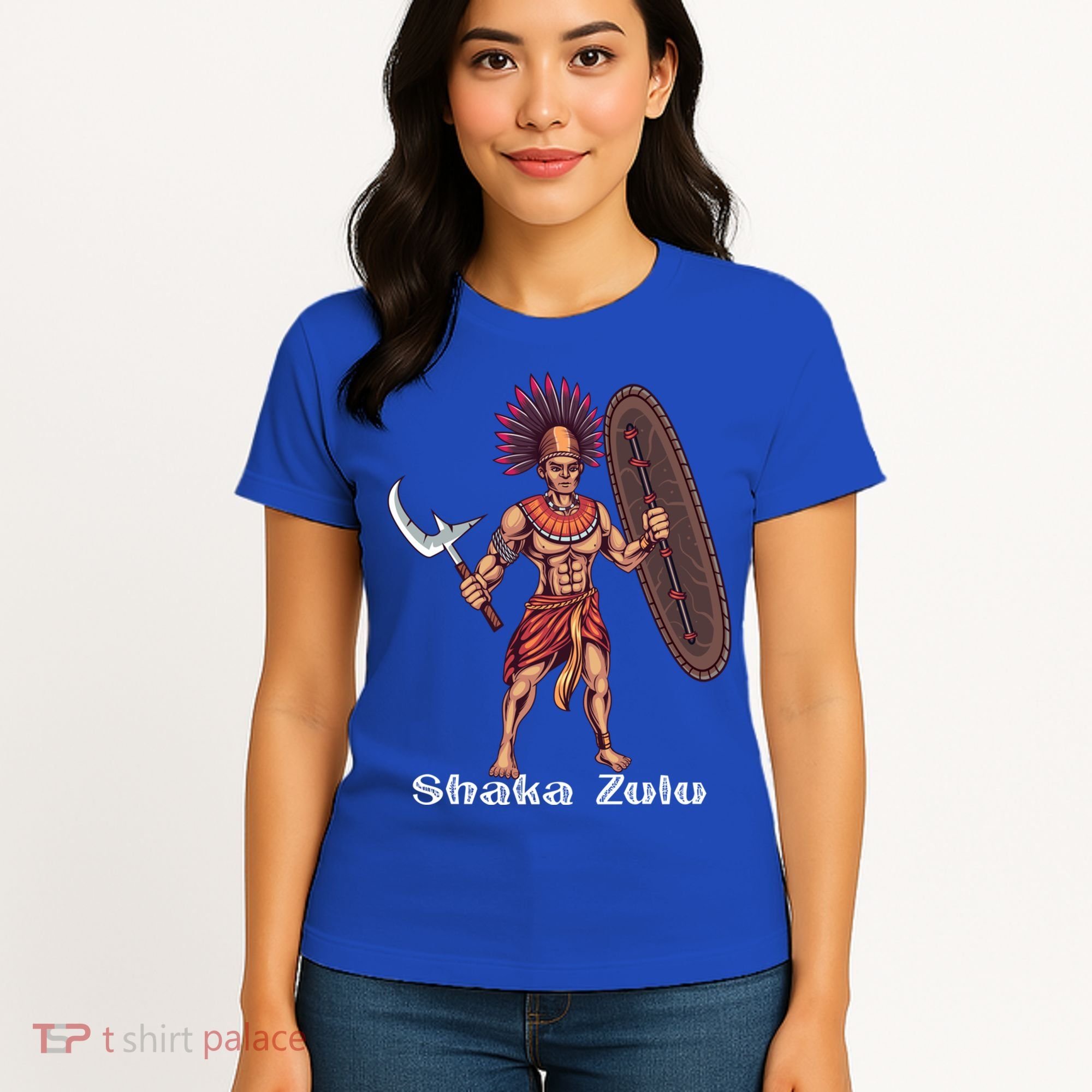 Shaka Zulu African Warrior Leader African King Juneteenth Gift Women's T-Shirt