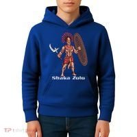 Shaka Zulu African Warrior Leader African King Juneteenth Gift Kids Hoodie thumb 4