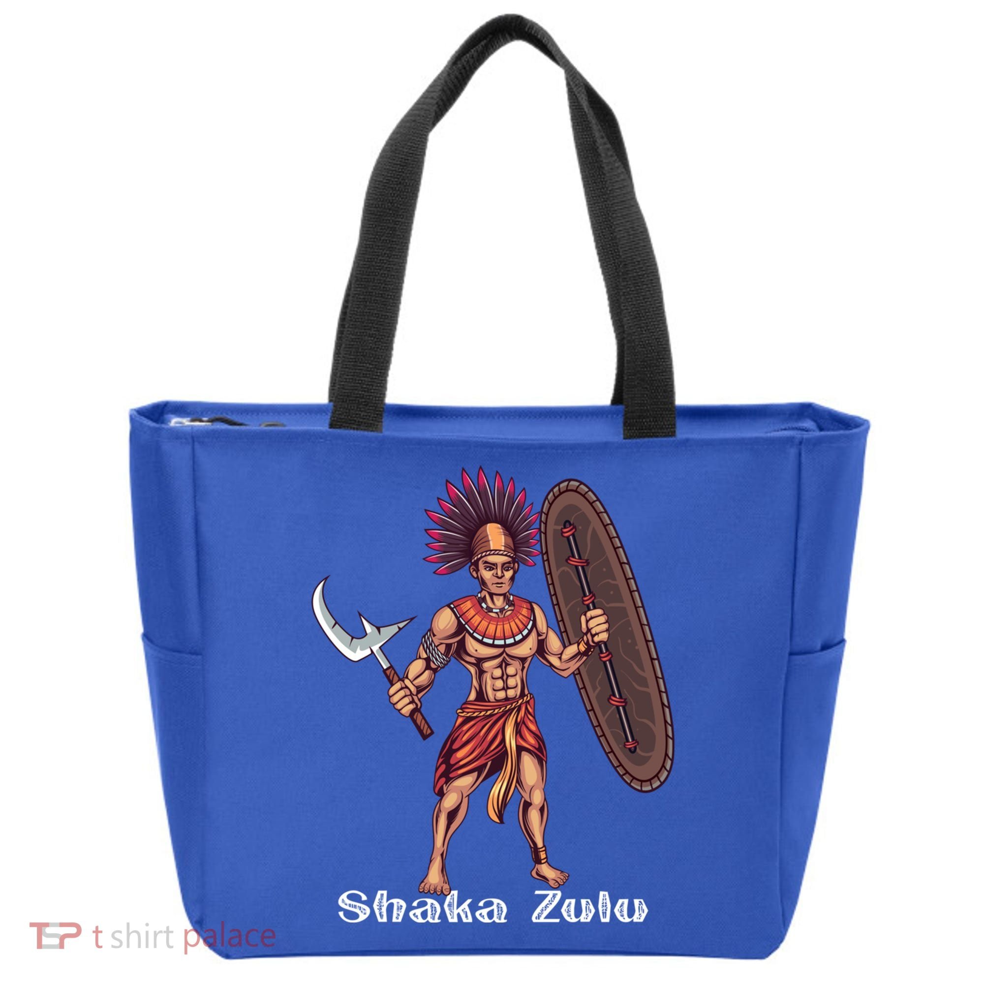 Shaka Zulu African Warrior Leader African King Juneteenth Gift Tote Bag