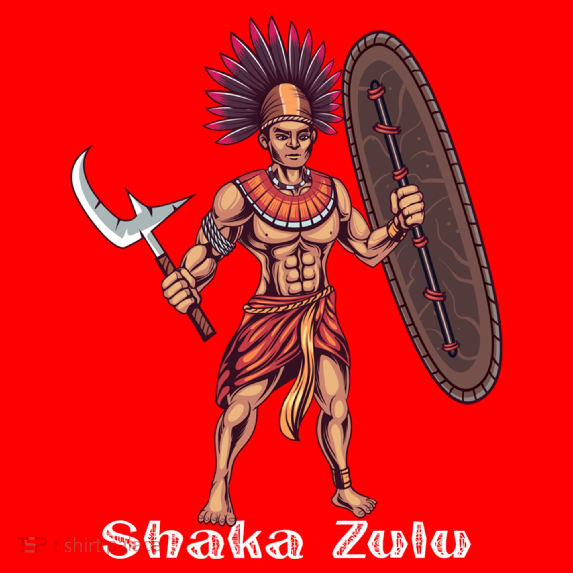 Shaka Zulu African Warrior Leader African King Juneteenth Gift Santa Hat