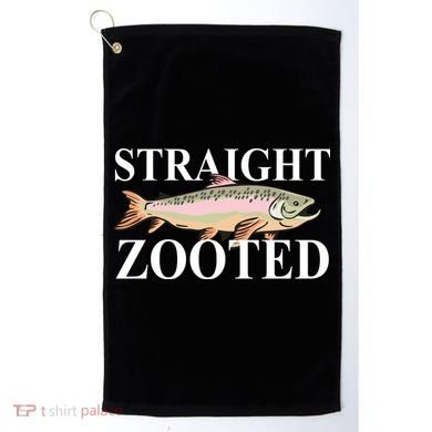Straight Zooted Fish Golf Towel