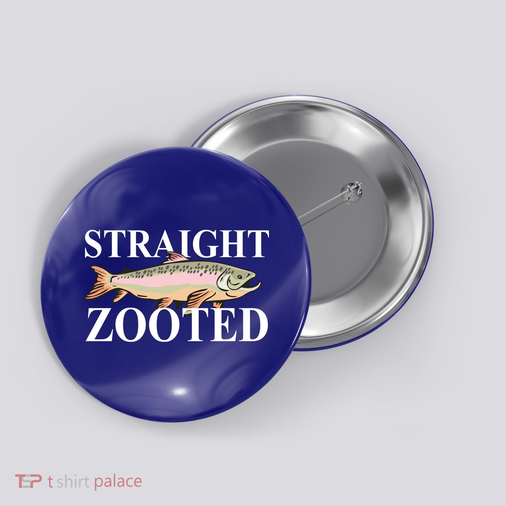 Straight Zooted Fish Button