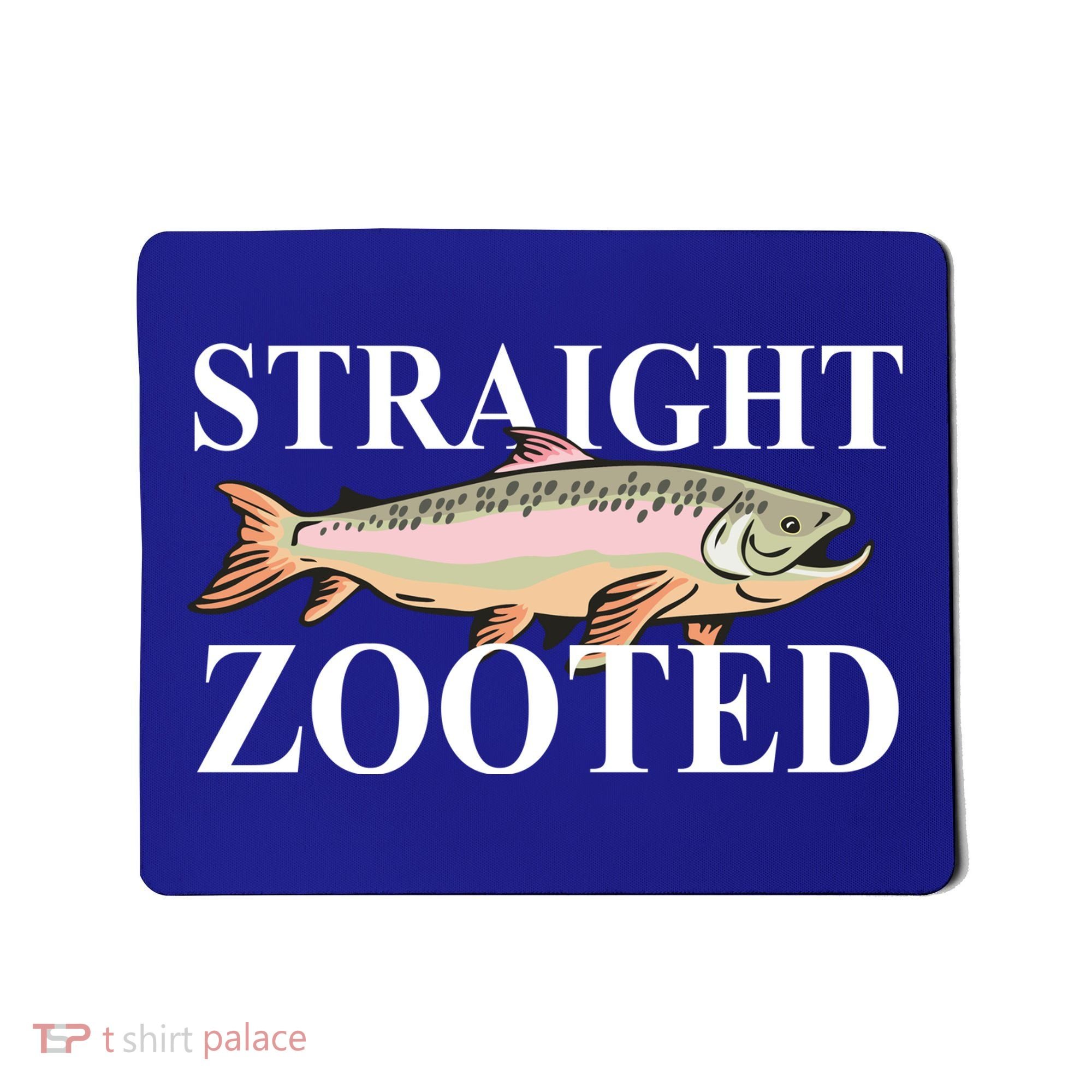 Straight Zooted Fish Mousepad