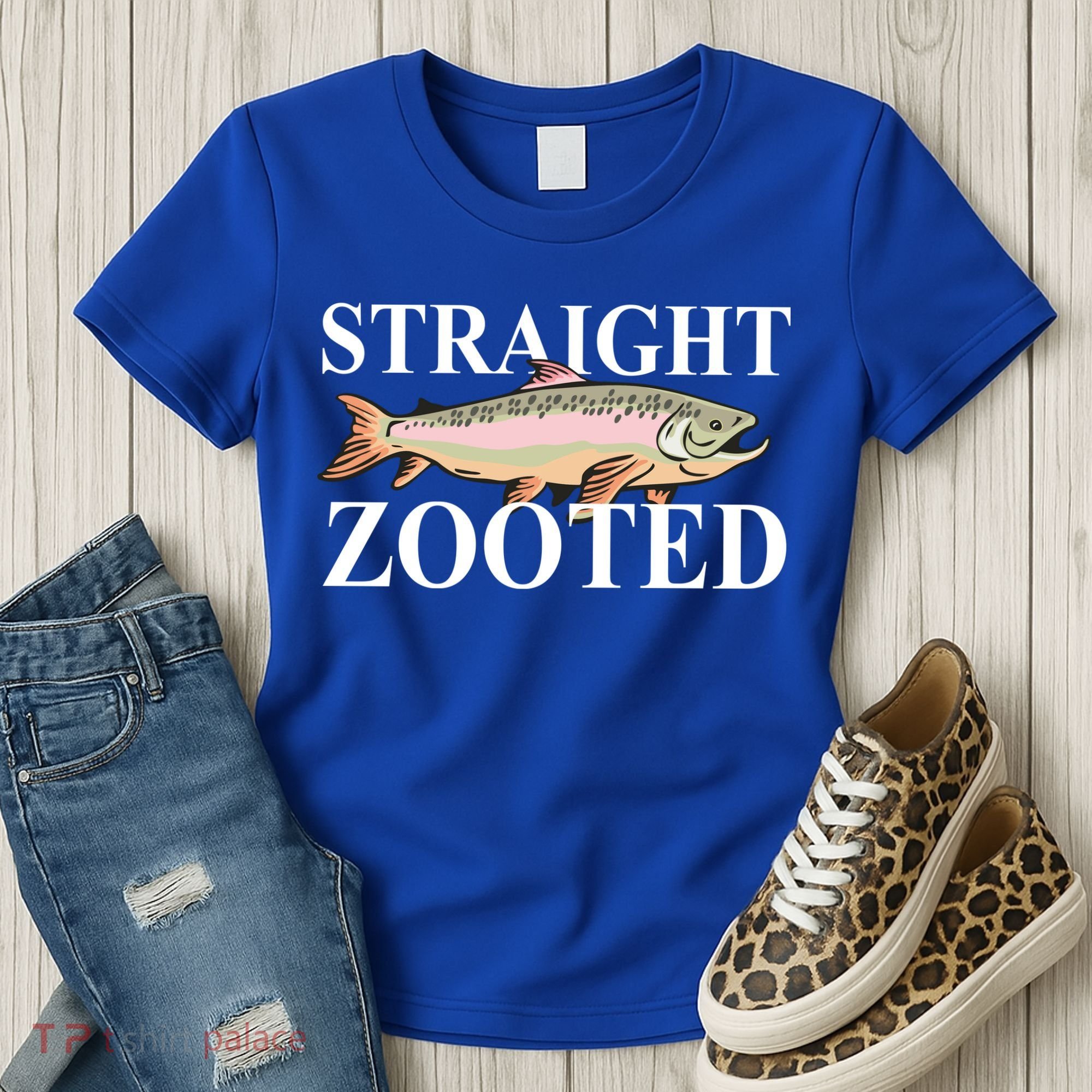 Straight Zooted Fish Women's T-Shirt