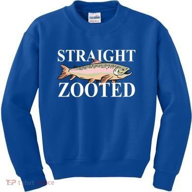 Straight Zooted Fish Kids Sweatshirt