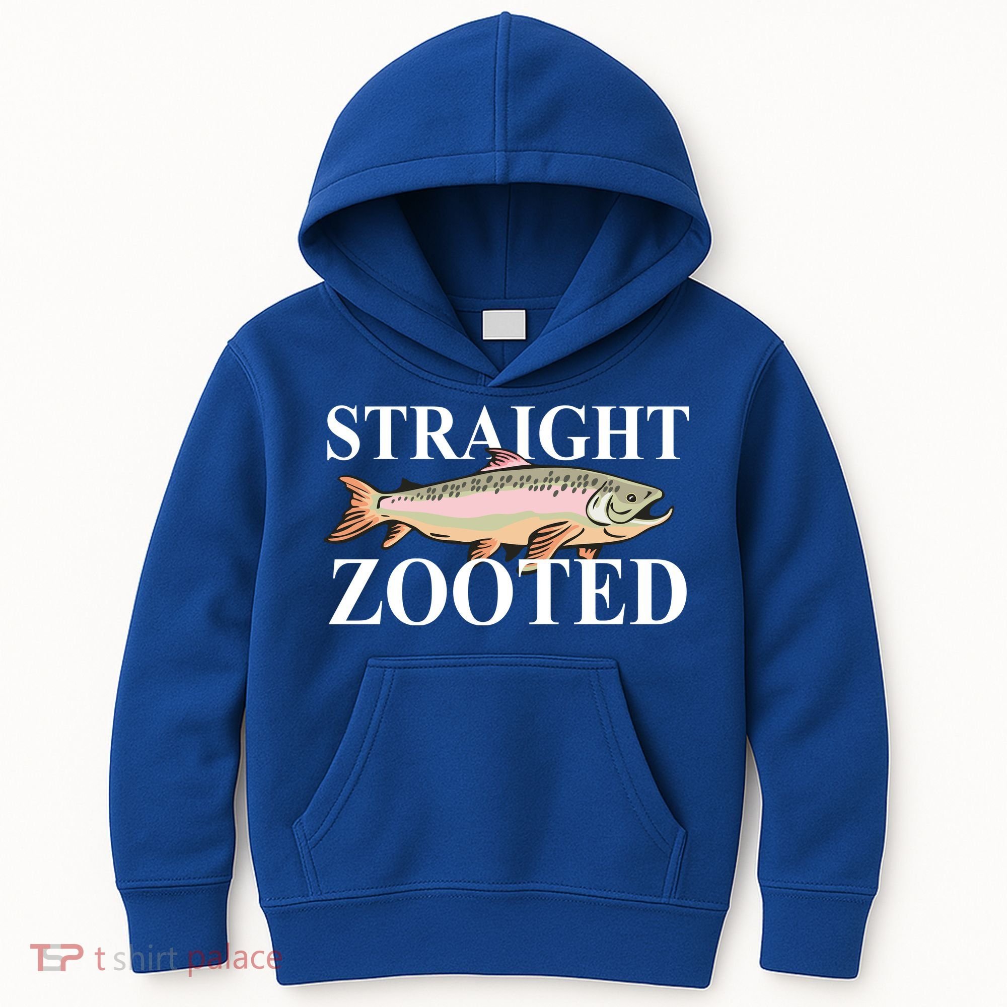 Straight Zooted Fish Kids Hoodie