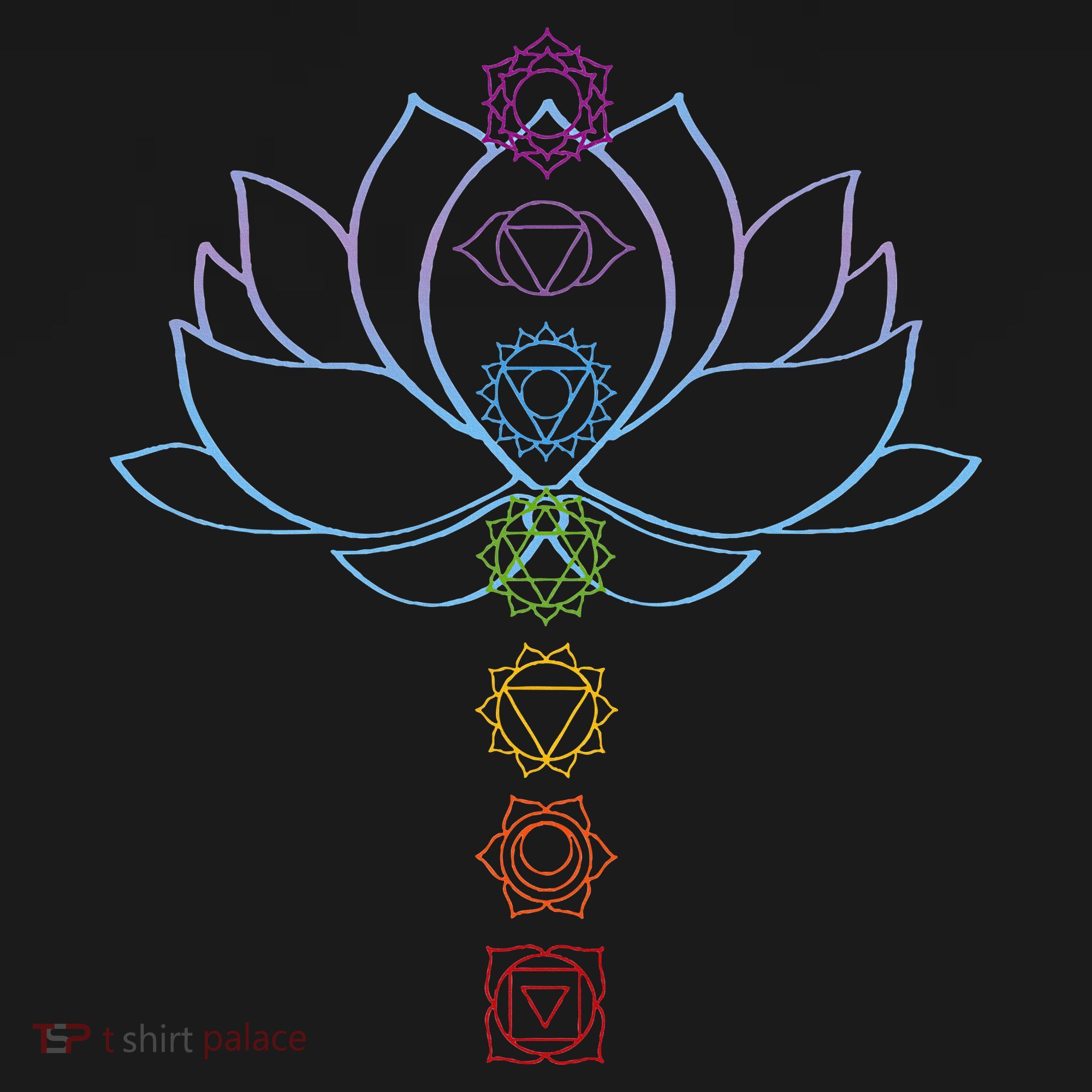 Spiritual Zen Lotus Flower Chakras Aligned Yoga Women's Tank Top