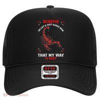 Scorpio Zodiac My Way Is Best October November Birthday Hat thumb 0