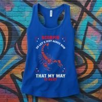 Scorpio Zodiac My Way Is Best October November Birthday Women's Tank Top thumb 3