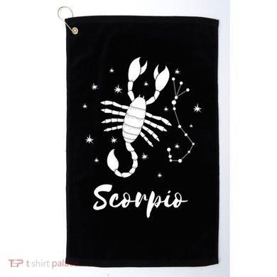 Scorpio Zodiac Sign Gift Golf Towel