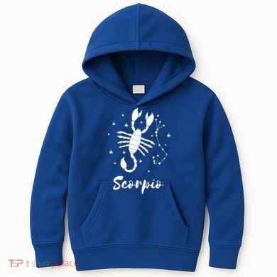 Scorpio Zodiac Sign Gift Kids Hoodie