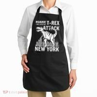 T-Rex Attacks New York Apron thumb 2