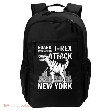 T-Rex Attacks New York Backpack