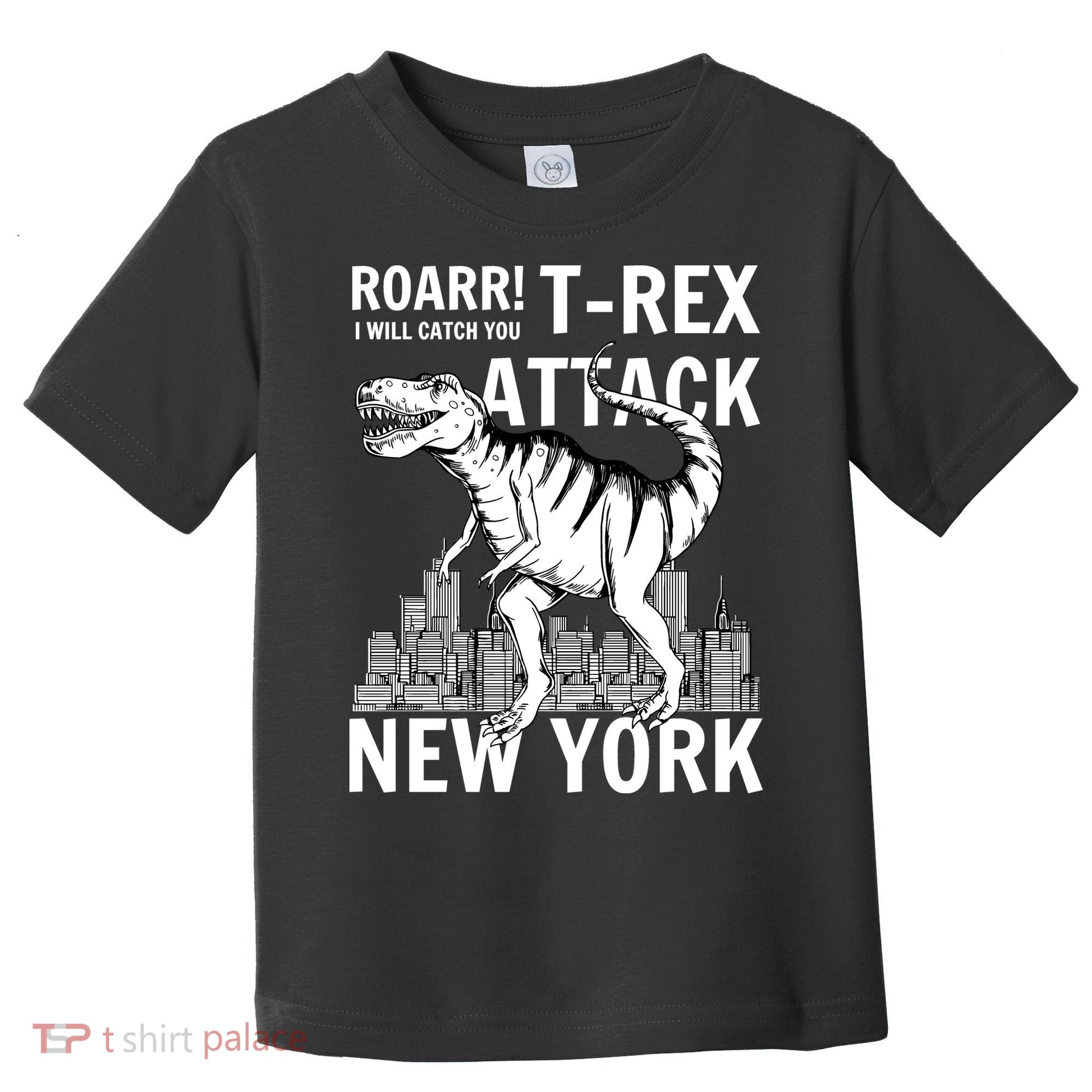 T-Rex Attacks New York Toddler T-Shirt