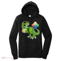 T-Rex Autism Awareness Puzzle Dinosaur  Women's Hoodie thumb 0