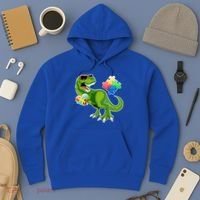 T-Rex Autism Awareness Puzzle Dinosaur  Hoodie thumb 3