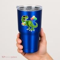 T-Rex Autism Awareness Puzzle Dinosaur  Tumbler thumb 2