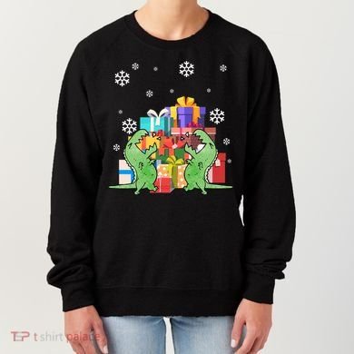 T-Rex Christmas Women's Sweatshirt