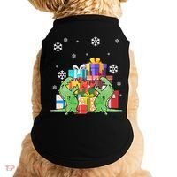 T-Rex Christmas Doggie Tank thumb 0