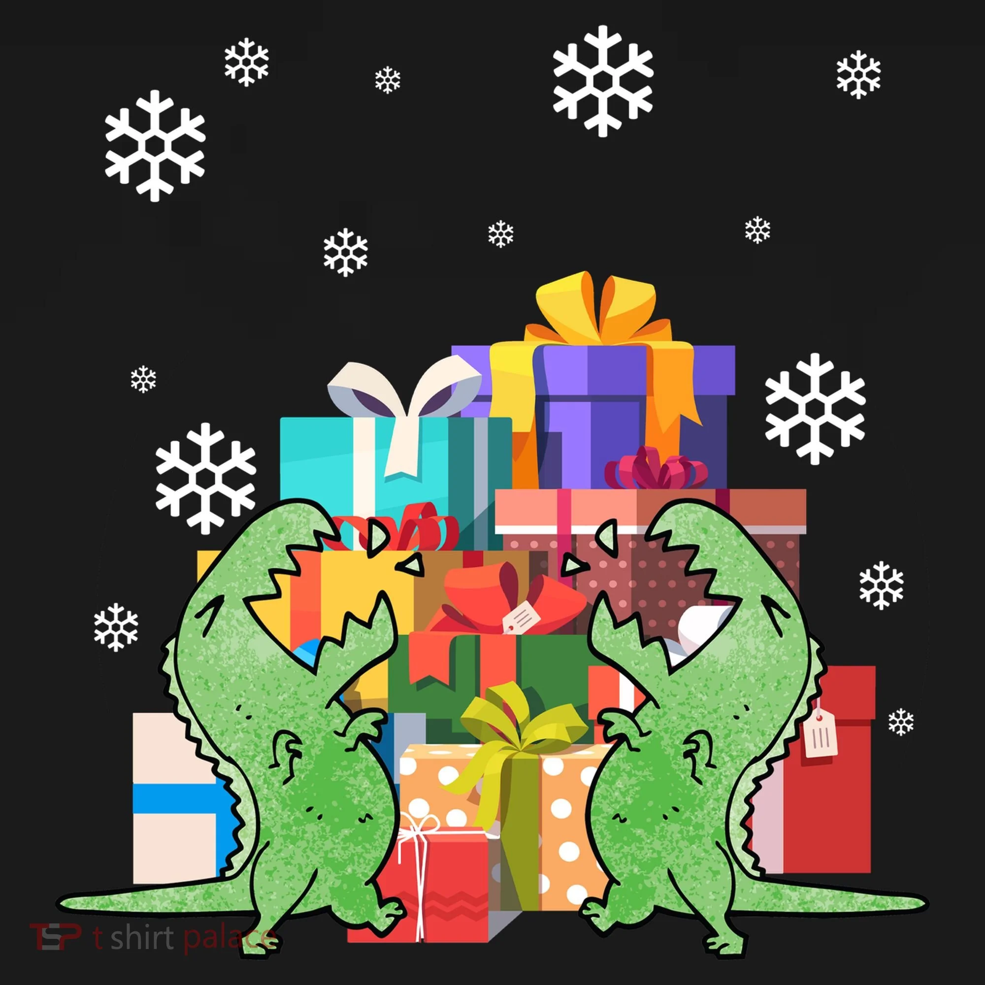 T-Rex Christmas Doggie Tank