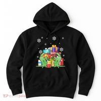 T-Rex Christmas Hoodie thumb 0