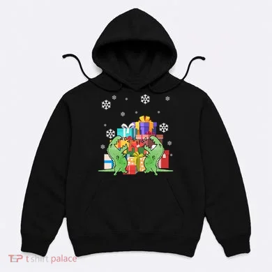 T-Rex Christmas Hoodie