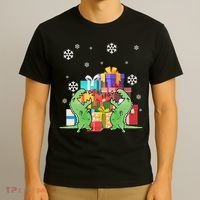 T-Rex Christmas T-Shirt thumb 3
