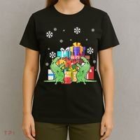 T-Rex Christmas T-Shirt thumb 4