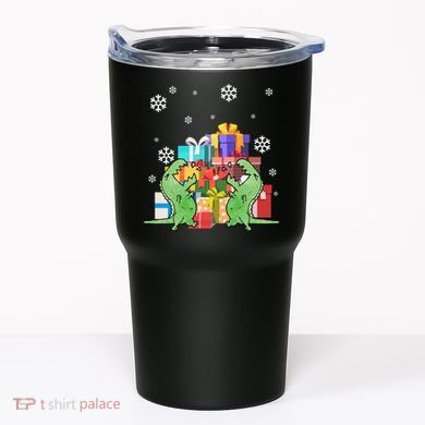 T-Rex Christmas Tumbler