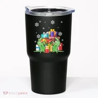 T-Rex Christmas Tumbler thumb 0