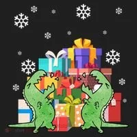 T-Rex Christmas Tumbler thumb 3