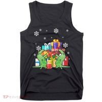 T-Rex Christmas Tank Top thumb 0