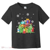 T-Rex Christmas Toddler T-Shirt thumb 0