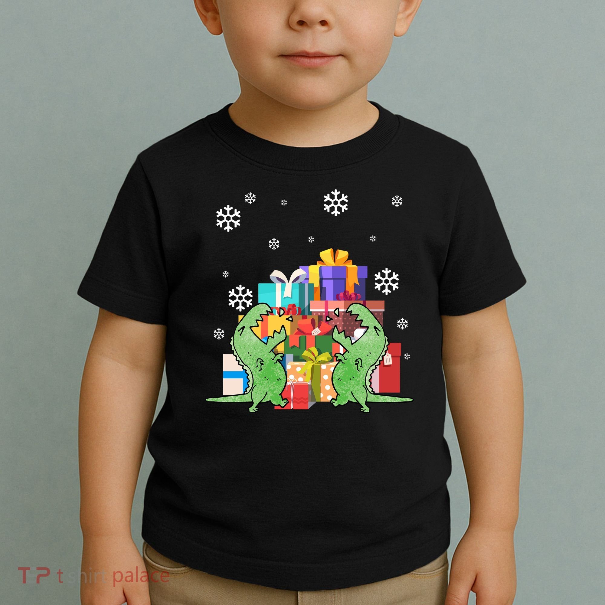 T-Rex Christmas Toddler T-Shirt