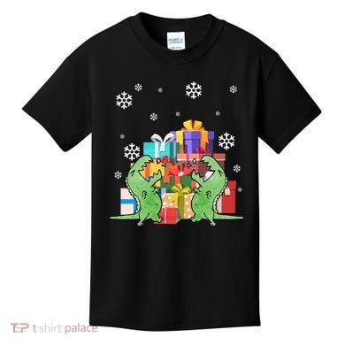 T-Rex Christmas Kids T-Shirt