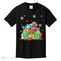T-Rex Christmas Kids T-Shirt thumb 0