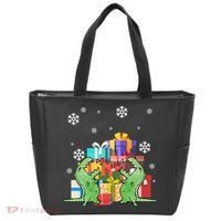 T-Rex Christmas Tote Bag thumb 0