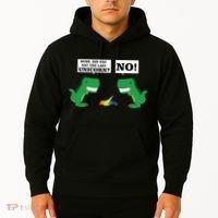 T-Rex Did You Eat The Last Unicorn Hoodie thumb 2