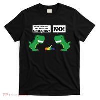 T-Rex Did You Eat The Last Unicorn T-Shirt thumb 0
