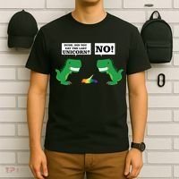 T-Rex Did You Eat The Last Unicorn T-Shirt thumb 6