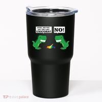 T-Rex Did You Eat The Last Unicorn Tumbler thumb 0