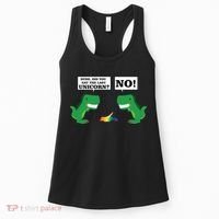 T-Rex Did You Eat The Last Unicorn Women's Tank Top thumb 0
