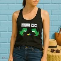 T-Rex Did You Eat The Last Unicorn Women's Tank Top thumb 2