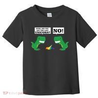 T-Rex Did You Eat The Last Unicorn Toddler T-Shirt thumb 0