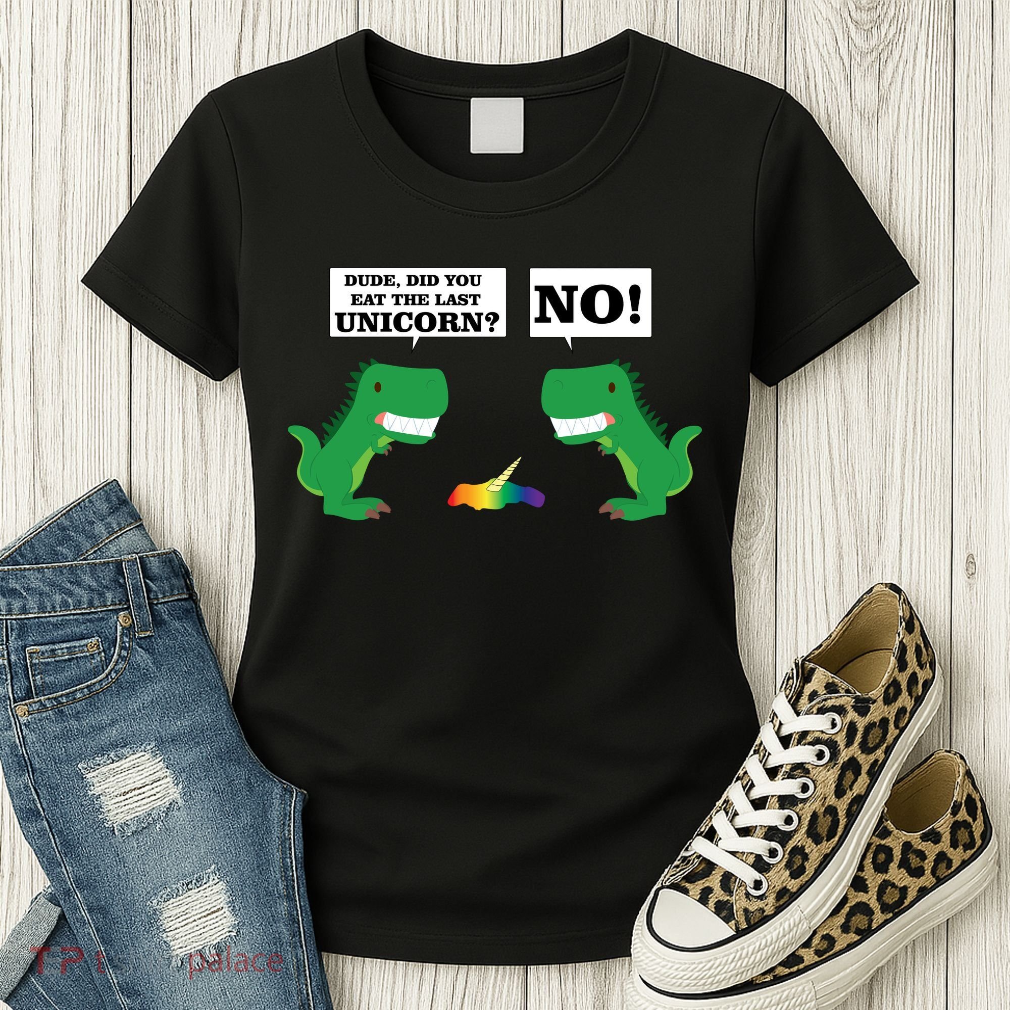 T-Rex Did You Eat The Last Unicorn Women's T-Shirt