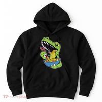 T-Rex Eating Ramen Hoodie thumb 0