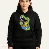 T-Rex Eating Ramen Hoodie thumb 5